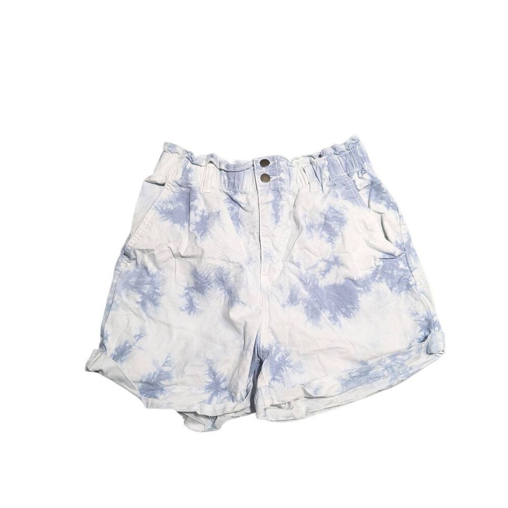 Universal Thread Tie Dye Cuffed Bermuda Elastic Waist Casual Shorts Size M